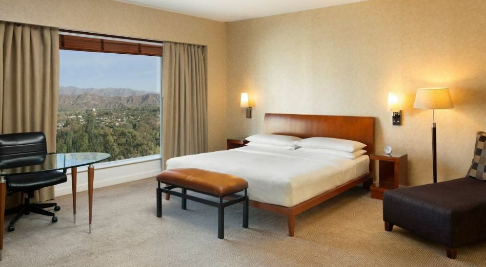 Park Hyatt Mendoza Hotel, Casino & Spa Exterior foto A bedroom at the hotel